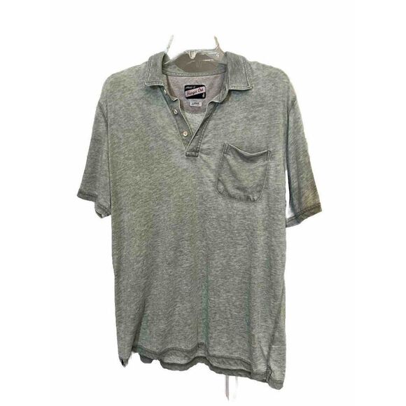 Johnnie-O Hangin Out The Local Burnout Polo Shirt Green Sz LG Cali Vibes    U - Picture 1 of 4